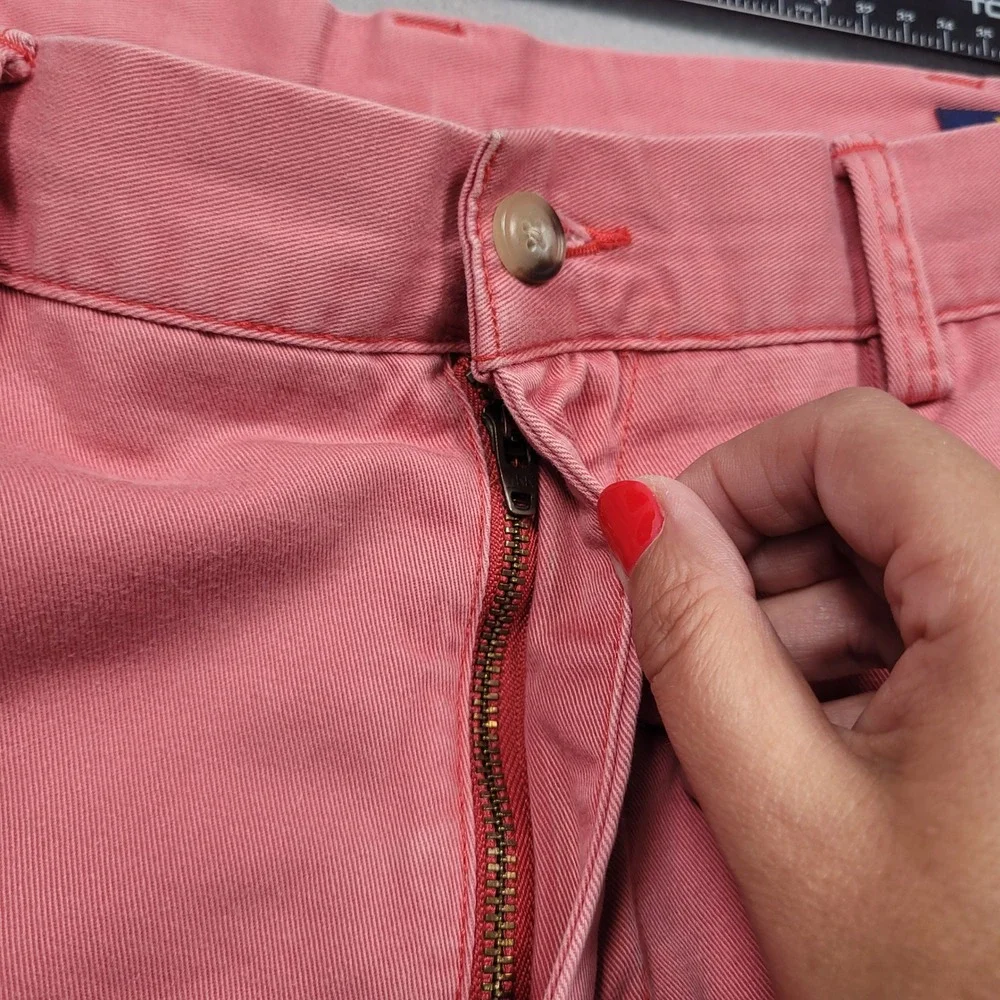 Polo Ralph Lauren Mens Classic Fit 6 Inch Chino Shorts Pink Size 36